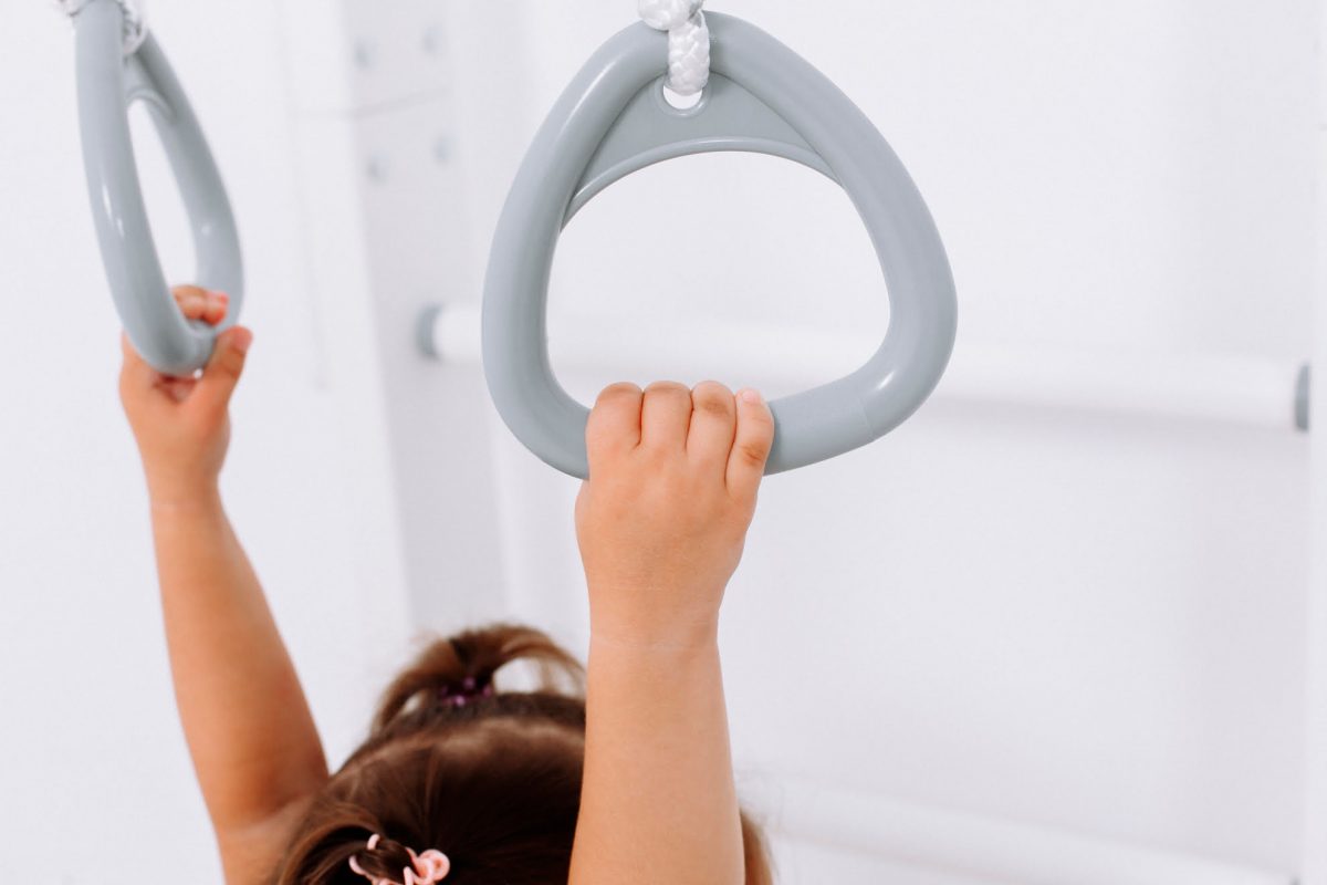 Gymnastic rings for kids activities at home MONKEYGYM