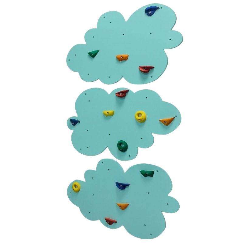 Indoor home climbing wall Clouds
