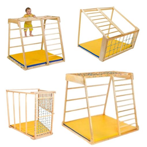 Indoor wooden climbing frames Domino