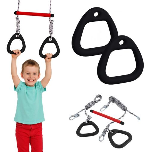Trapeze swing bar & rings swing