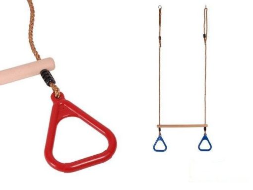 Trapeze swing bar & rings