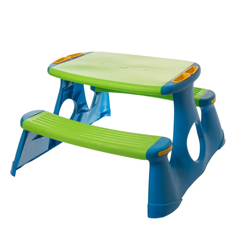 childrens picnic table with benches 1.webp