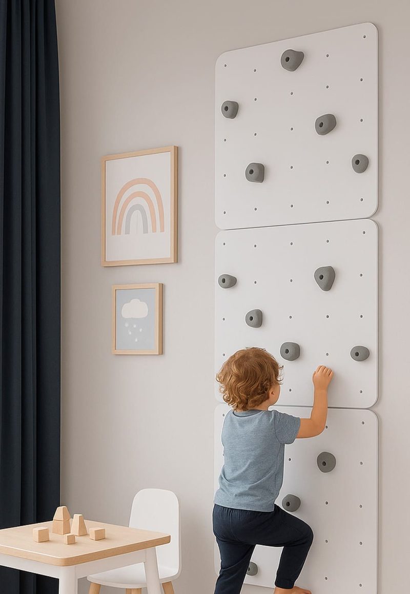climbing wall white