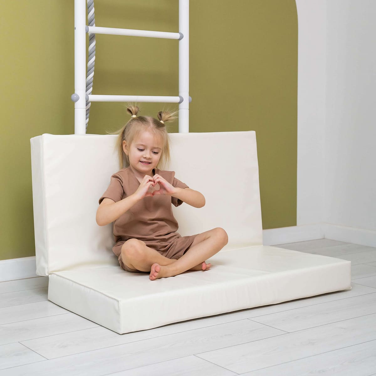 gymnastic mattress 100x100x10cm 2 piece Comet19