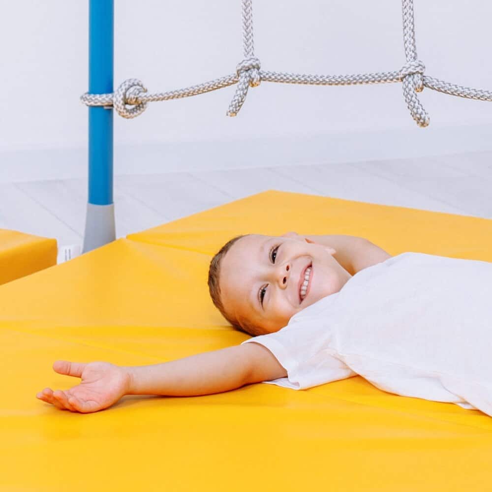 gymnastic mattress 150x100x10cm 3 piece Comet875