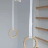 kids wall bars kinder wood white rings.webp