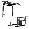 pull up bar 3 in 1 + dip bars + box + backrest (6)