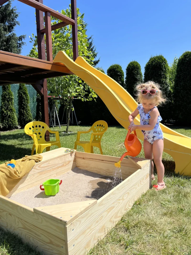 sandpits wooden kids summer.webp