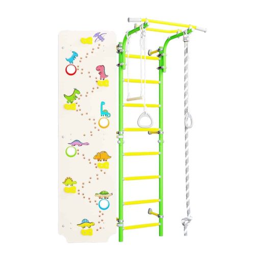 wall bars Comet Next 1 + indoor home climbing wall Dino