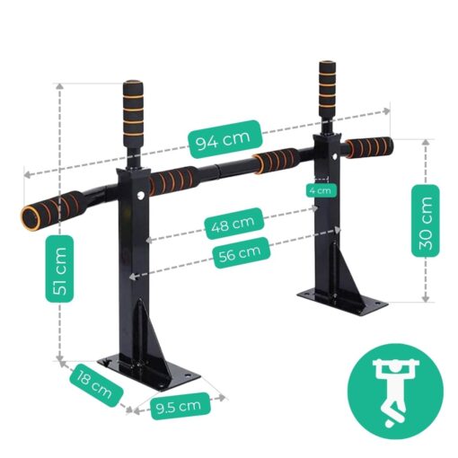 wall mounted pull up bar X sport (2)