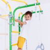 wall mounted pull up bar for children metal green.jpg