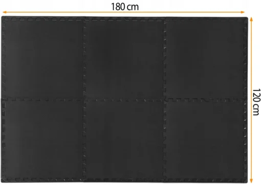 exercise puzzle mat 6 pcs. 60x60cm Neo 24