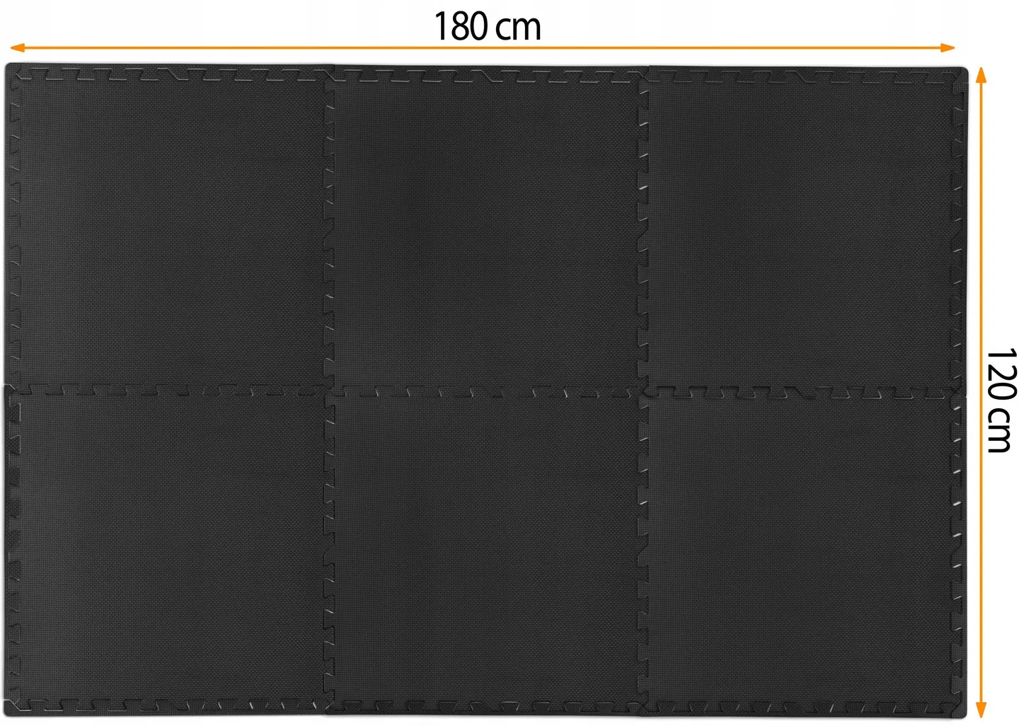 exercise puzzle mat 6 pcs. 60x60cm Neo 24