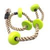 gym climbing rope with supports outdoor 2 m6