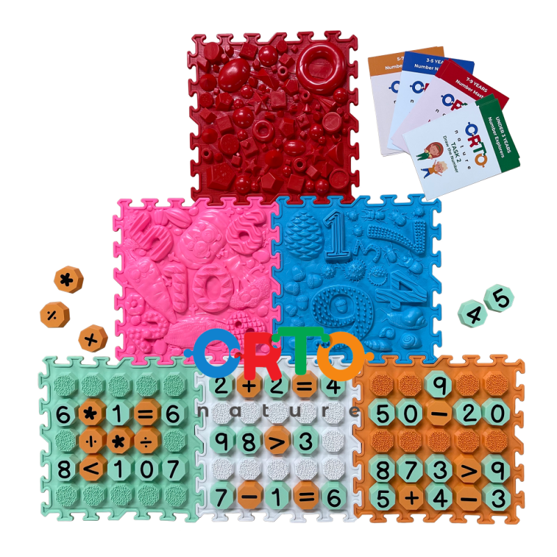 sensory mat Counting through play