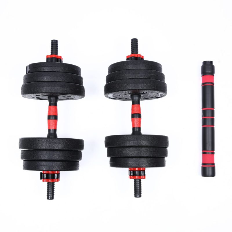 Adjustable Bitumen Dumbbells 2x10kg