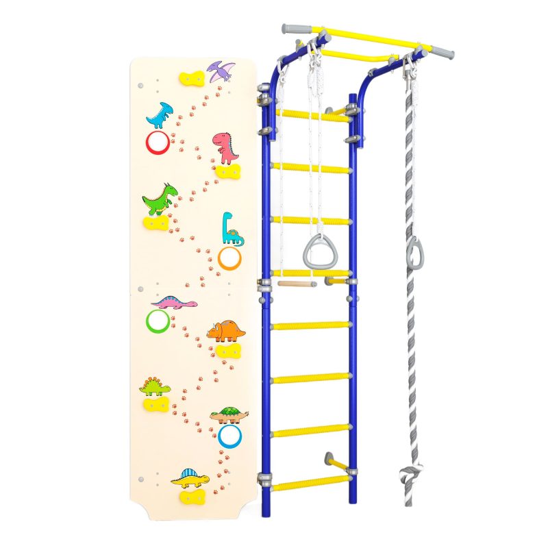 Wall bars Comet Next 1 + indoor home climbing wall Dino