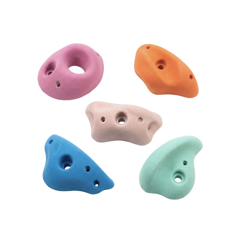 Climbing holds M 5 pcs. pastel