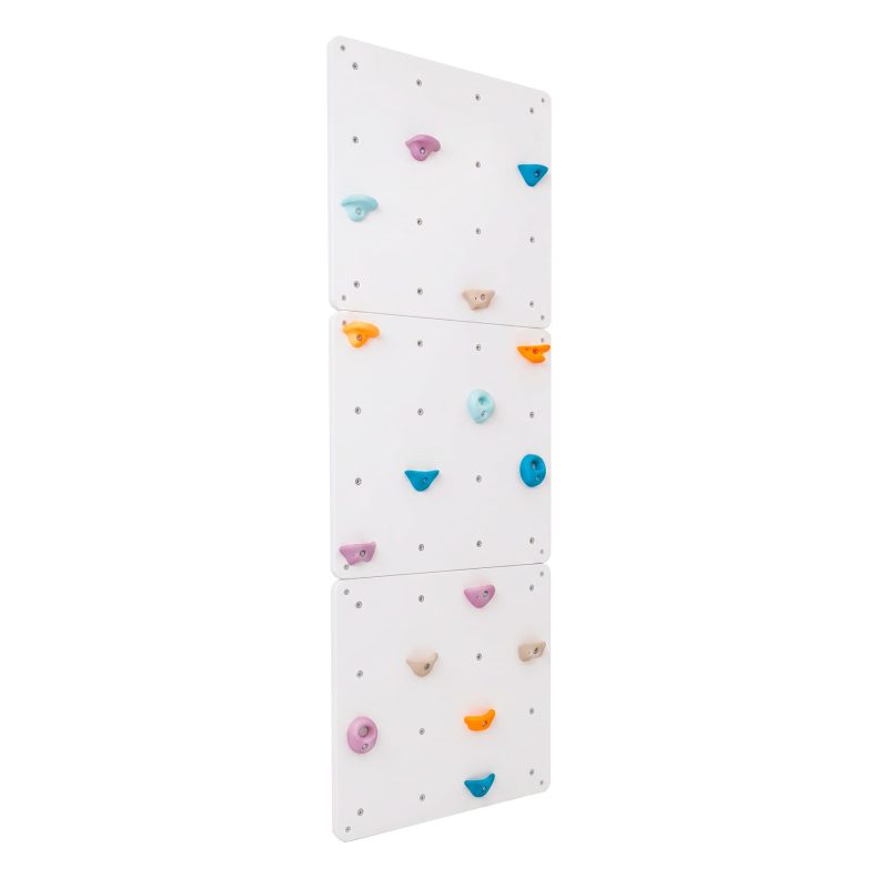 Indoor home climbing wall white
