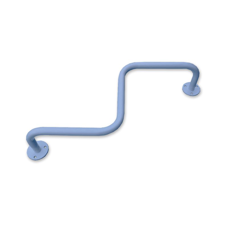 Ceiling Curved Pull-up Bar - blue