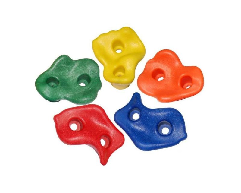 climbing holds colorful