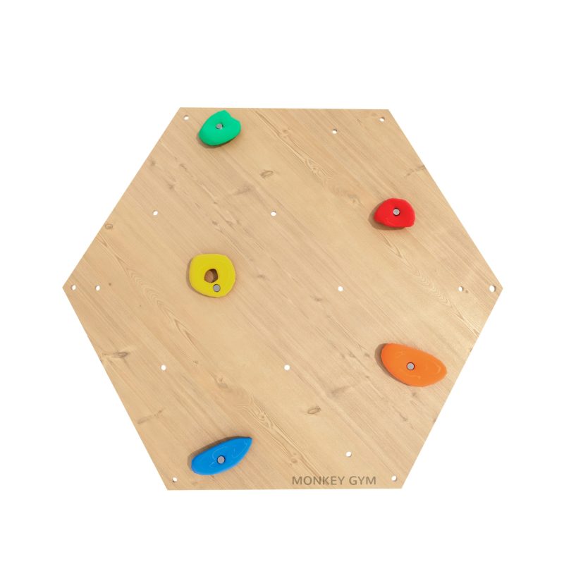 indoor home climbing wall hexagon module