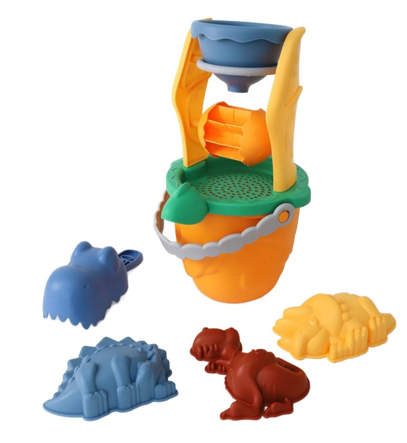 Sand Toy Set with Water Wheel Dino