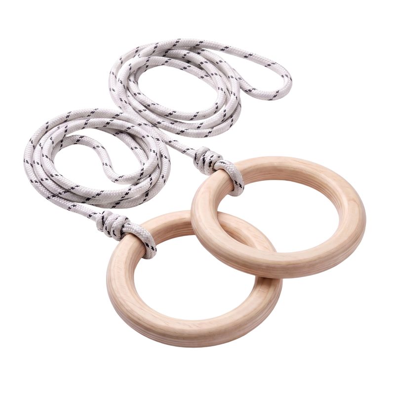 Wooden Gymnastic Rings Static