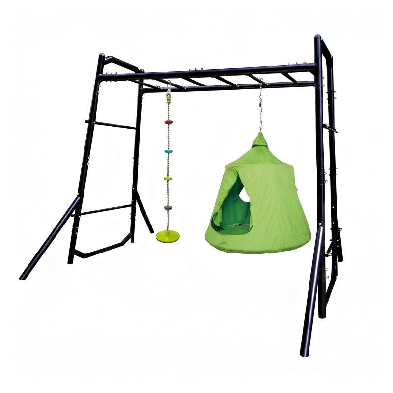 Garden Gym Monkey Bar Nest Swing with Tent