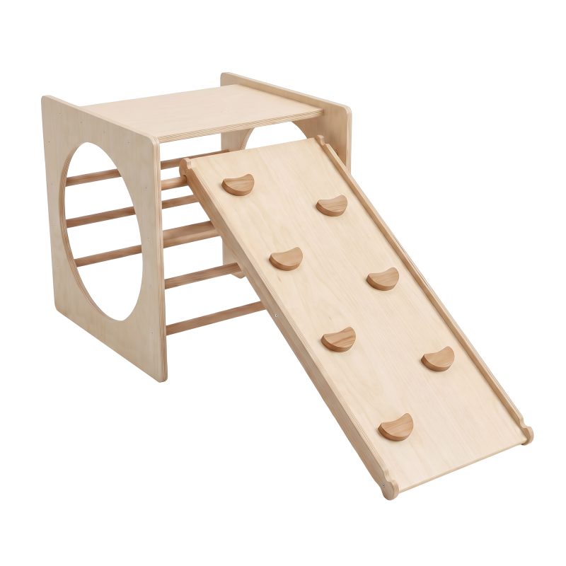 Indoor Wooden Climbing Frame Box Plus