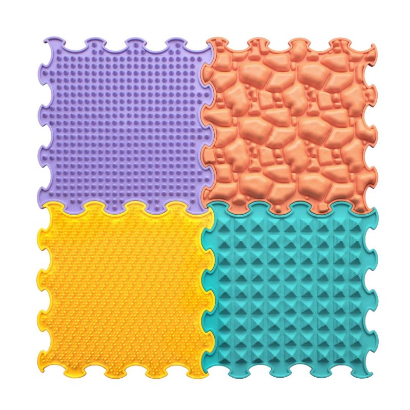 Sensory Mats Set Four Senses 4 Pcs.. 30 × 30 cm
