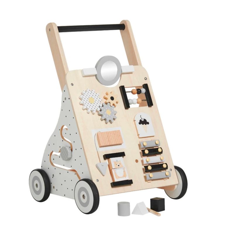 Walker with Montessori Busy Board
