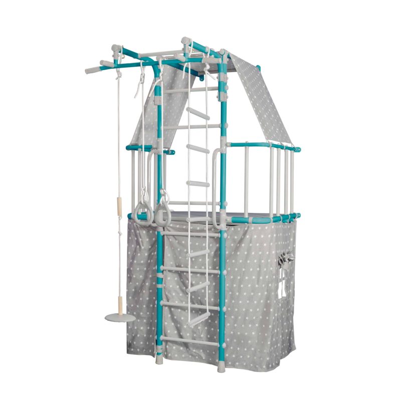 Wall Bars with Playhouse Indigo Pastel