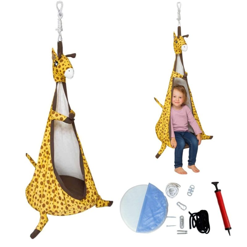 Hanging Cocoon Chair Giraffe