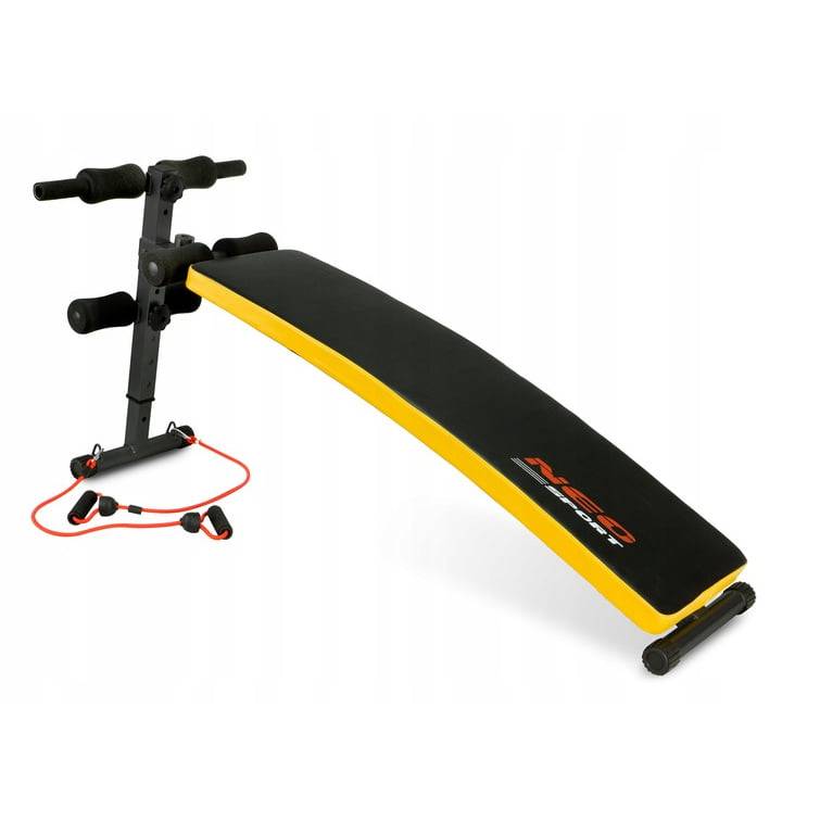 Incline Weight Bench with Resistance Bands