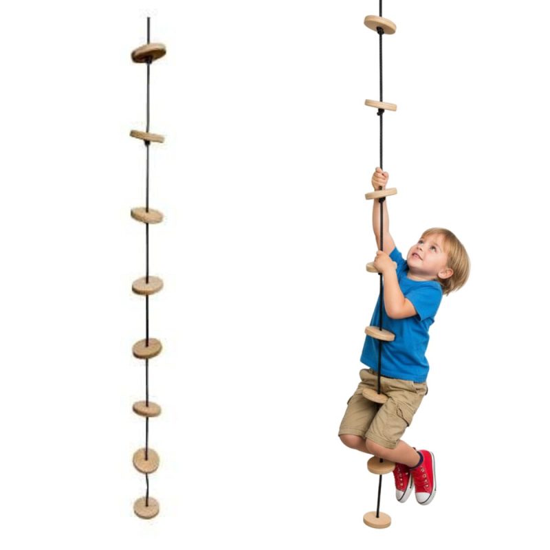 Gym Climbing Rope with Supports