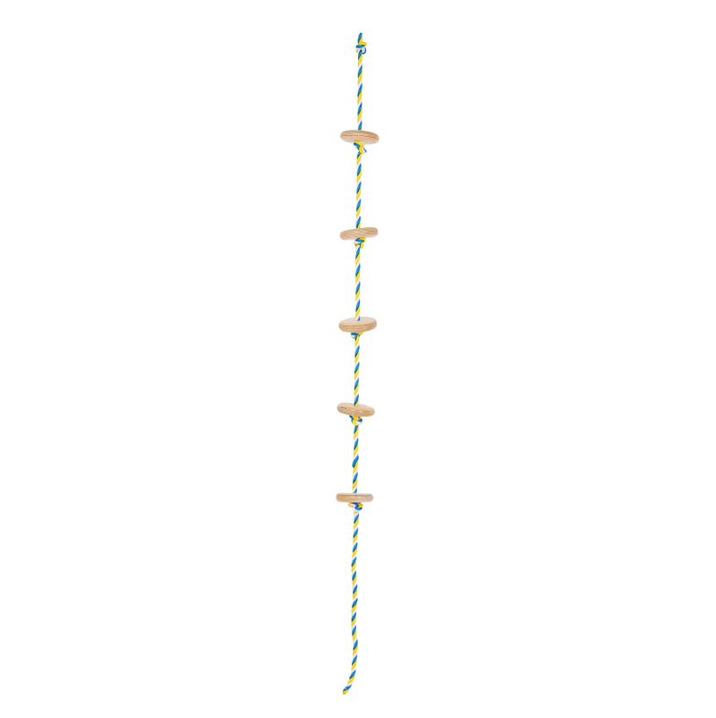 Gym Climbing Rope with Supports for Playground