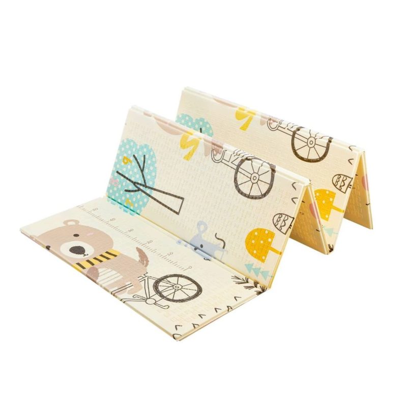 Infant Play Mat Teddy Bear On A Bike 200 × 180 × 1 cm