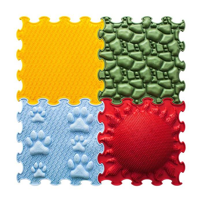 Sensory Mat Fantastic Four 4 Pcs.. 30 × 30 cm