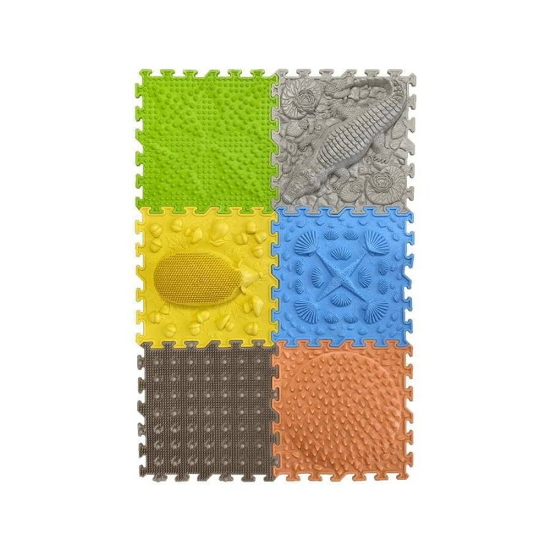 Sensory Mats Set Young Explorer 6 Pcs.. 25 × 25 cm