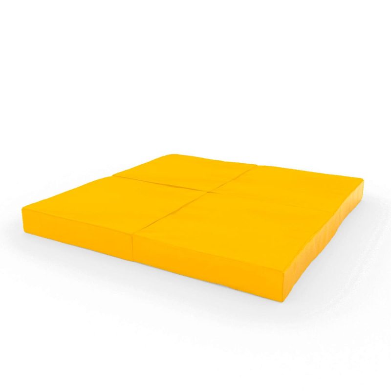 Gymnastics Mat 100 × 100 × 10 cm 2-Piece Comet