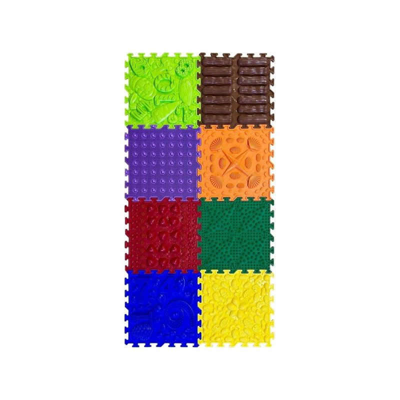 Sensory Mats Set Happy Path 8 Pcs. 25 × 25 cm