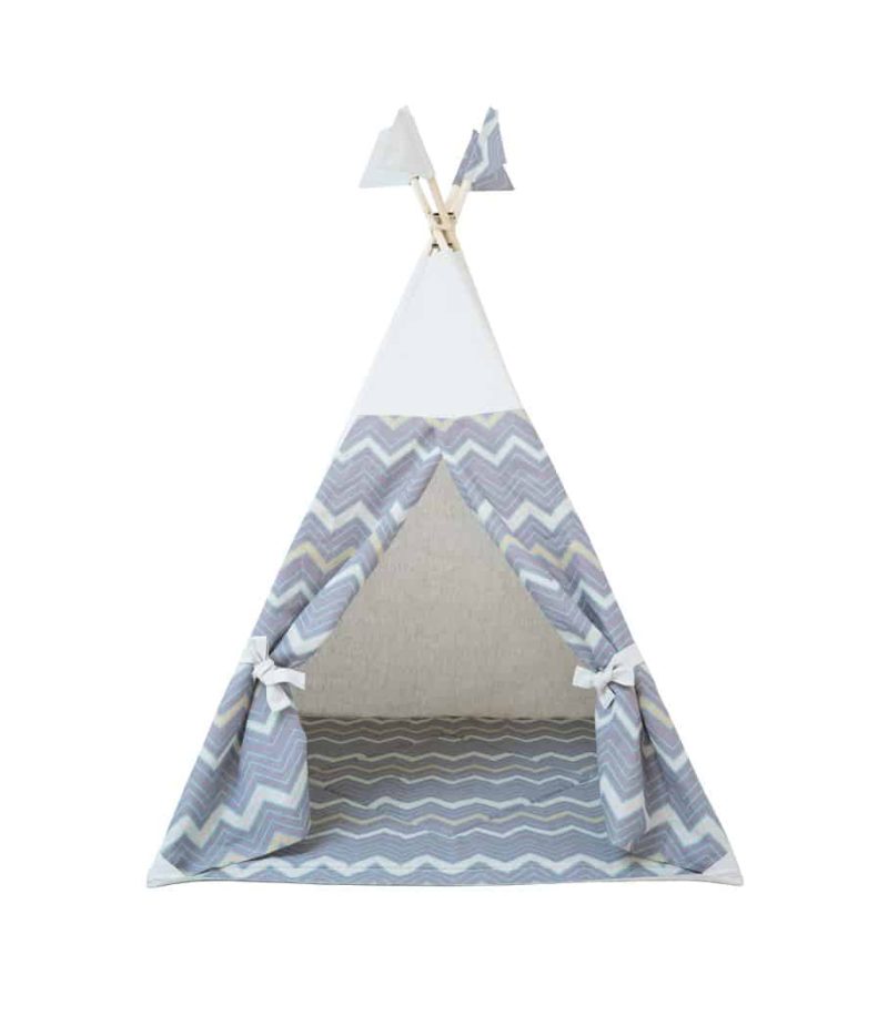 Linen Teepee Tent Colorful