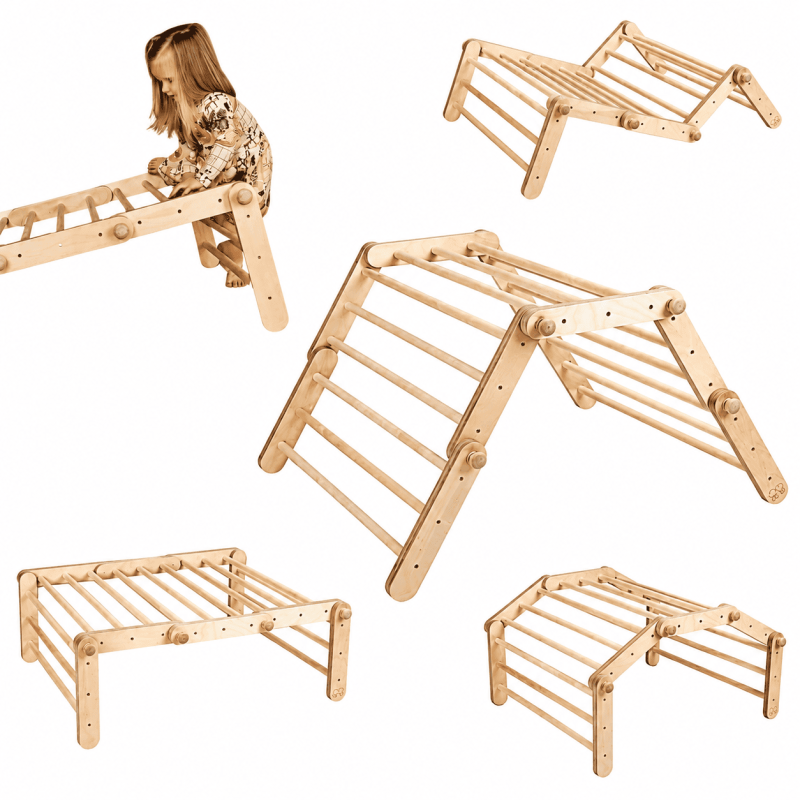 Indoor Wooden Climbing Frame Fipitri