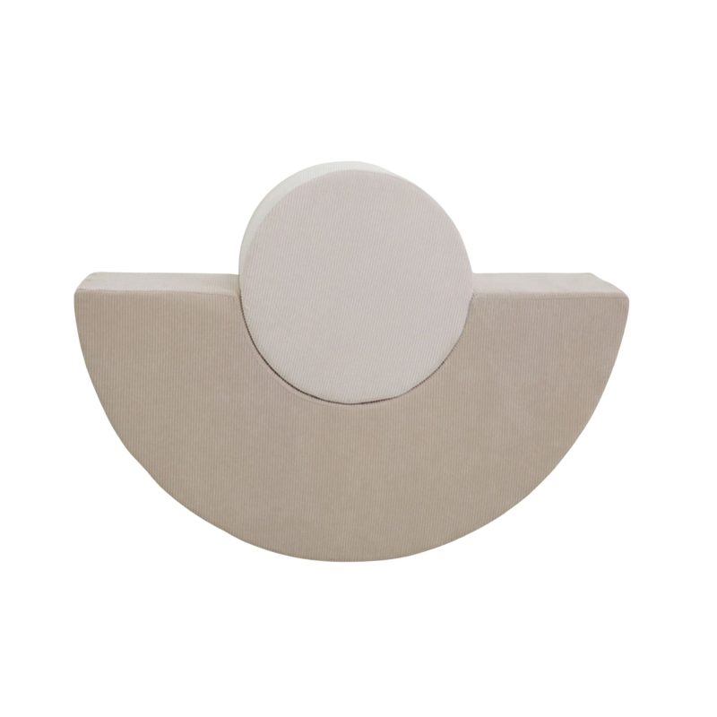 2-in-1 Soft Pouffe and Table