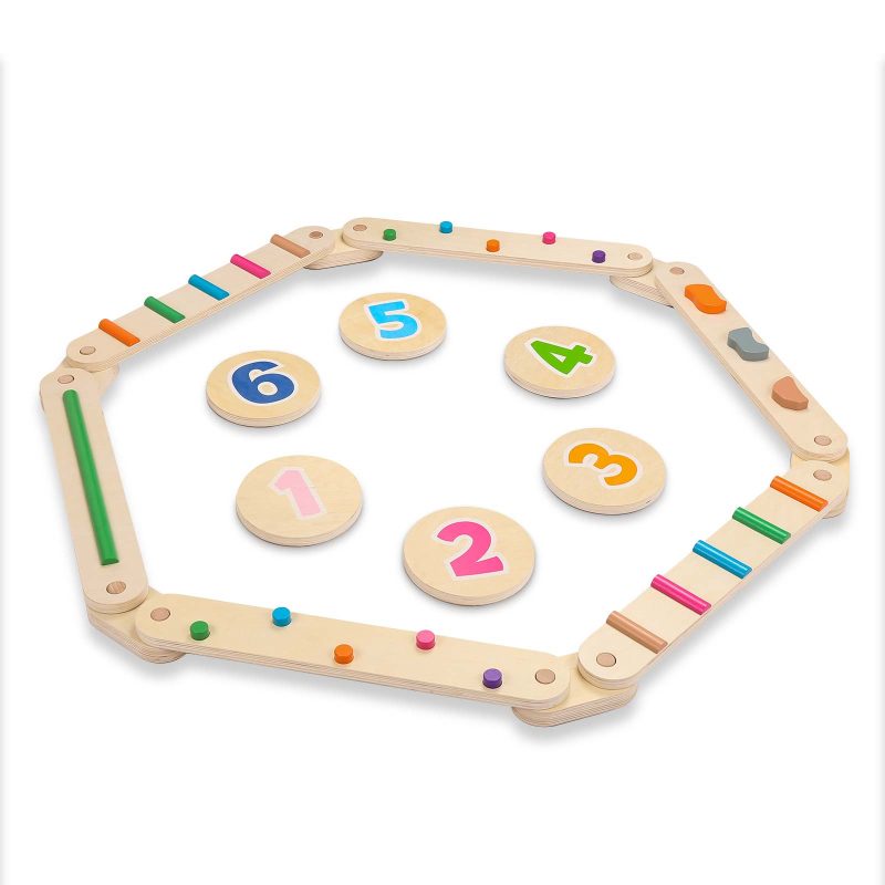 Indoor Sensory Balance Path Rainbow