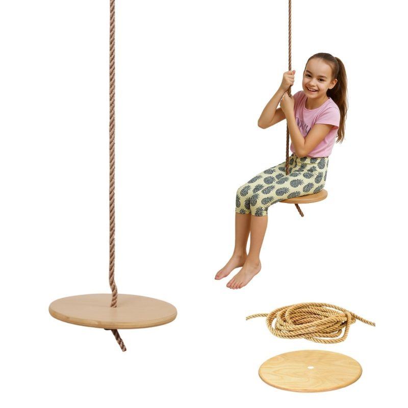 Wooden Disc Swing
