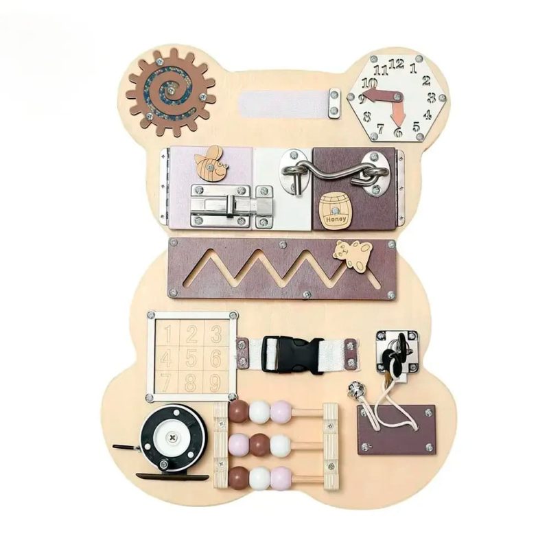 Montessori Busy Board Bear