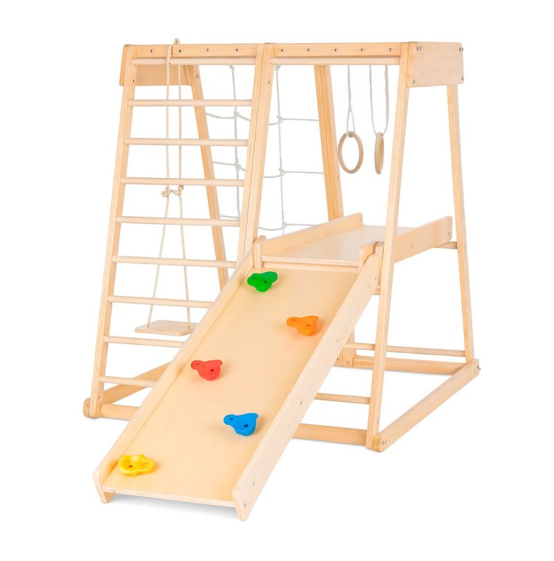 Indoor Wooden Climbing Frame Tiger