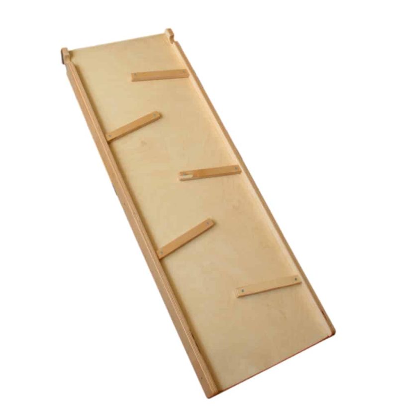 2-in-1 Indoor Wooden Toddler Slide